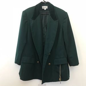Vintage-style plus size blazer